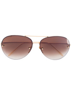aviator sunglasses Linda Farrow