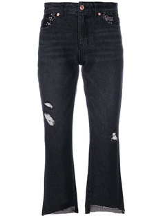 cropped ripped jeans Sjyp