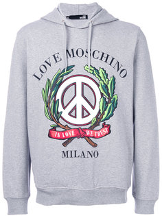 In Love We Trust hoodie Love Moschino