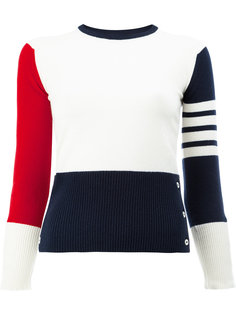 свитер дизайна "колор-блок" Thom Browne