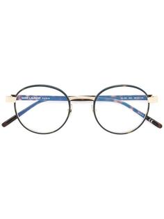 очки с круглой оправой Saint Laurent Eyewear