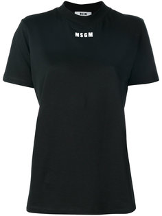 футболка с логотипом  MSGM