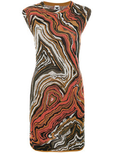 вязаное платье с абстрактным узором M Missoni