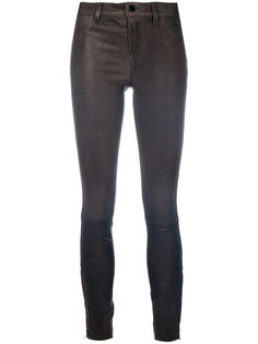 cropped skinny leather trousers J Brand
