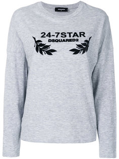 24-7 star sweatshirt  Dsquared2