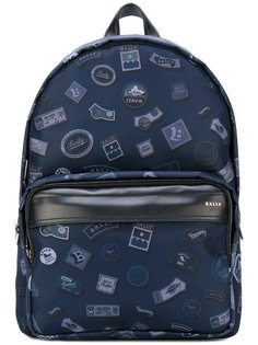 Ballymania print backpack Bally