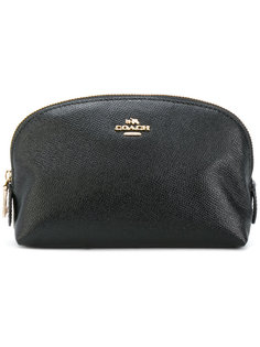 grained makeup bag Coach