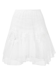 тюлевая юбка с вышивкой Chloé