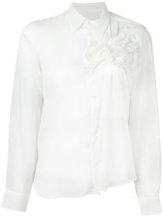 блузка с аппликацией-цветком Comme Des Garçons Vintage