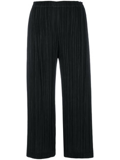 pleated cropped trousers Pleats Please By Issey Miyake