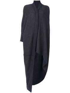 asymmetric knitted poncho Humanoid