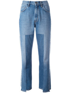 укороченные асимметричные джинсы Mih Jeans