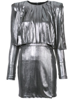 структурированное платье с эффектом металлик Zhivago