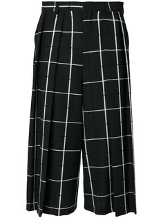 клетчатые шорты Atami McQ Alexander McQueen