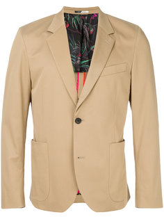 эластичный пиджак с накладными карманами Ps By Paul Smith