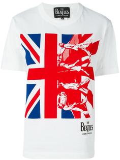 футболка "The Beatles Union Jack" с принтом The Beatles X Comme Des Garçons