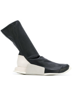 сапоги-кроссовки с контрастной панелью Adidas By Rick Owens