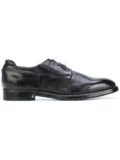 distressed derby shoes Silvano Sassetti