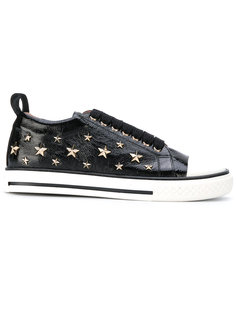 star studded lace-up sneakers Red Valentino