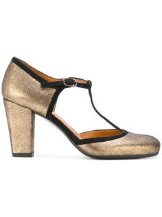 metallic T-bar pumps Chie Mihara