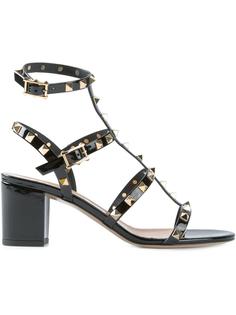 босоножки Rockstud Noir Valentino