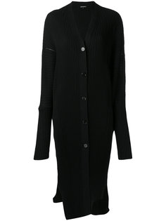 длинный кардиган в рубчик Ann Demeulemeester