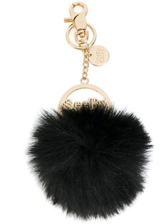 fluffy pom pom key chain See By Chloé