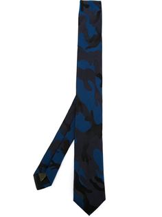 галстук с камуфляжным принтом Valentino