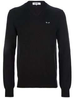 свитер с V-образной горловиной Comme Des Garçons Play