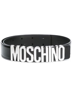 ремень с бляшкой-логотипом Moschino