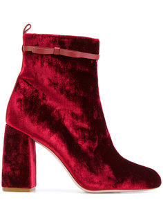 velvet ankle boots Red Valentino
