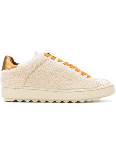 fluffy sneakers Coach
