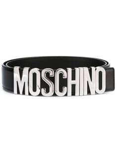 ремень с логотипом Moschino