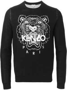 свитер Tiger с логотипом Kenzo
