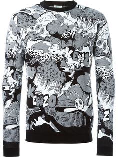 свитер Cartoon Kenzo