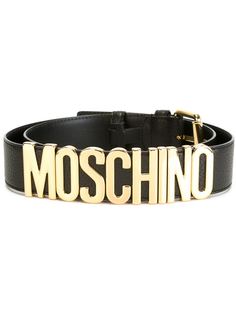 ремень с бляшкой-логотипом Moschino