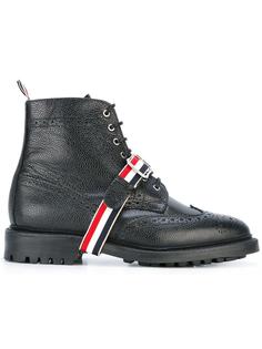 ботинки с контрастным ремешком  Thom Browne