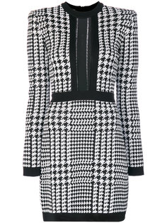 платье в ломаную клетку Pepita Balmain
