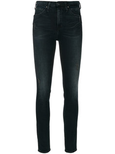 джинсы кроя скинни с потертой отделкой Calvin Klein Jeans