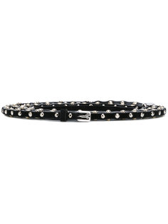 studded skinny belt Ermanno Scervino