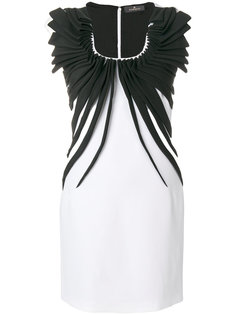 gathered trim mini-dress  Capucci