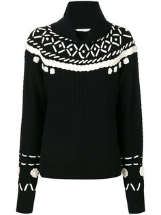 intarsia roll-neck jumper  Michel Klein