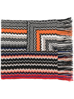 шарф с зигзагообразным узором Missoni