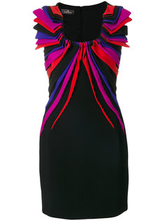 draped appliqué mini dress Capucci