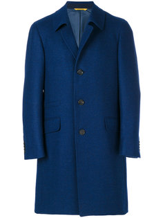 однобортное пальто Canali