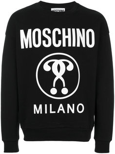 толстовка с принтом логотипа Moschino