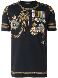 толстовка в стиле милитари Dolce & Gabbana