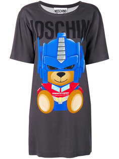 платье-футболка Transformer bear Moschino