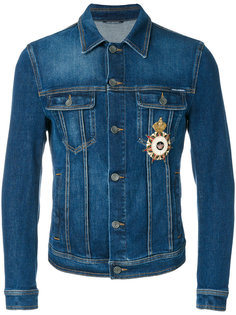 джинсовая куртка с нашивками Dolce & Gabbana