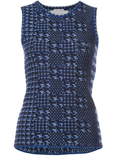 knitted tank top Oscar de la Renta